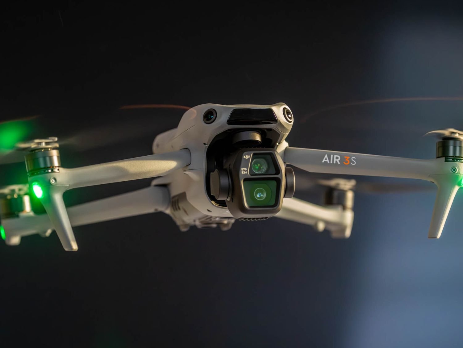 DJI Air 3S drone rental in Sri Lanka close-up view