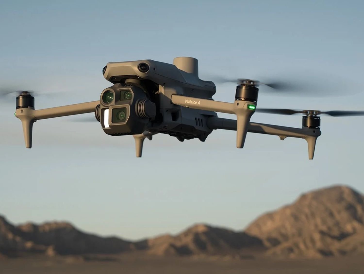 DJI Matrice 4T thermal camera drone in action