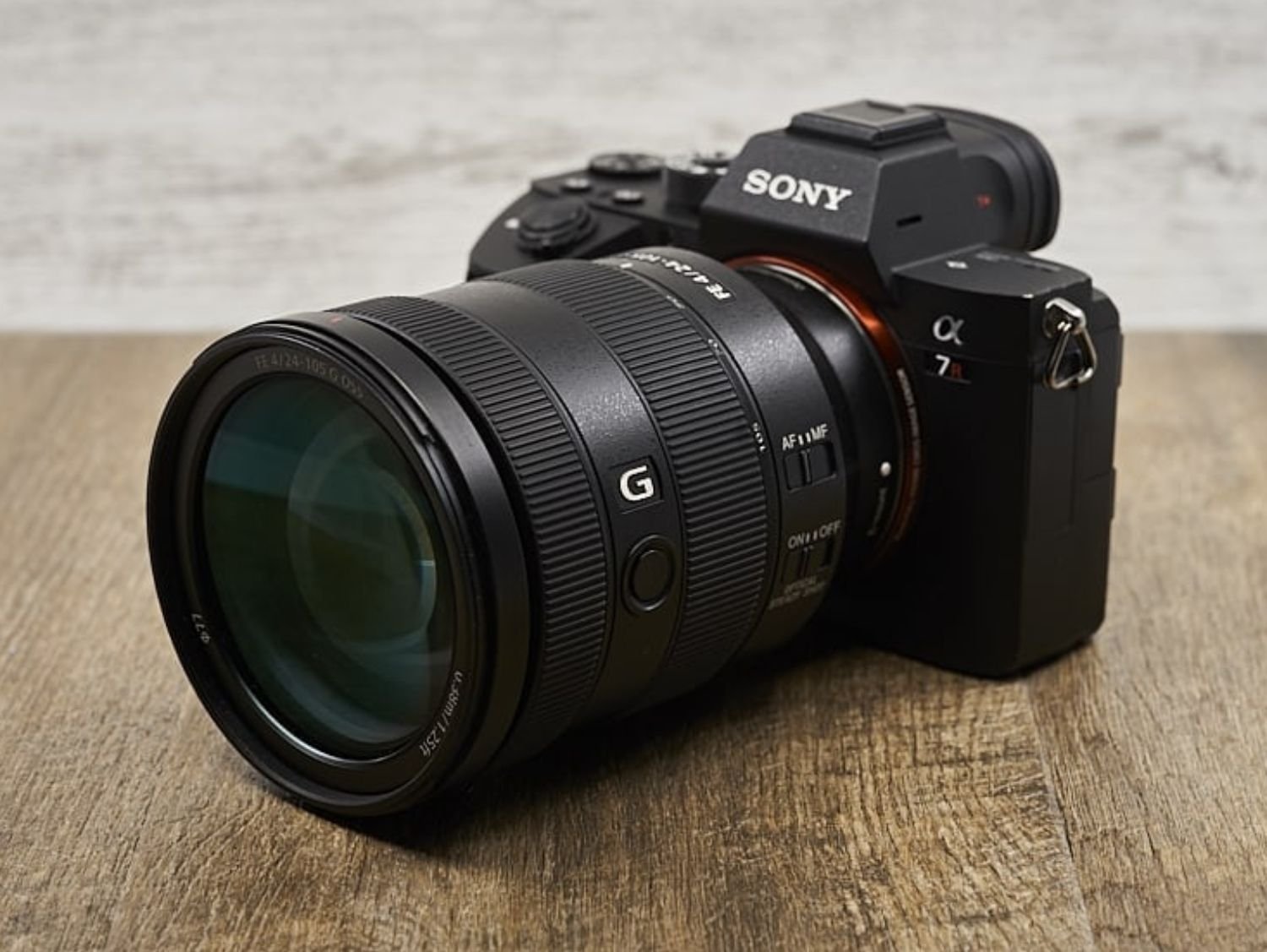 Sony 24-105mm G Lens Front View for Rent