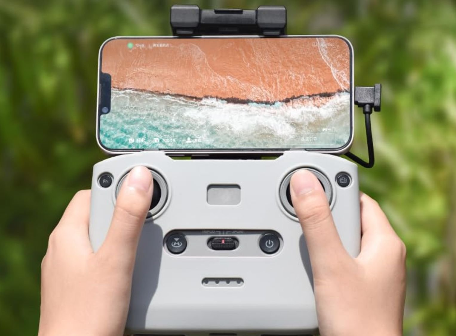 DJI RC-N1 Controller Side Angle Photo