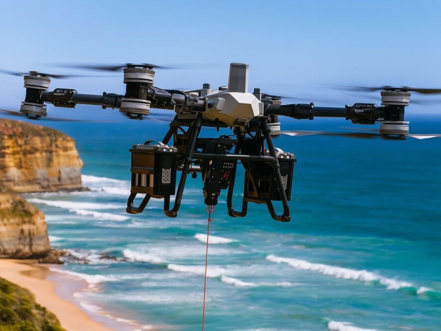 DJI FlyCart 100 heavy lift cargo drone rental Sri Lanka