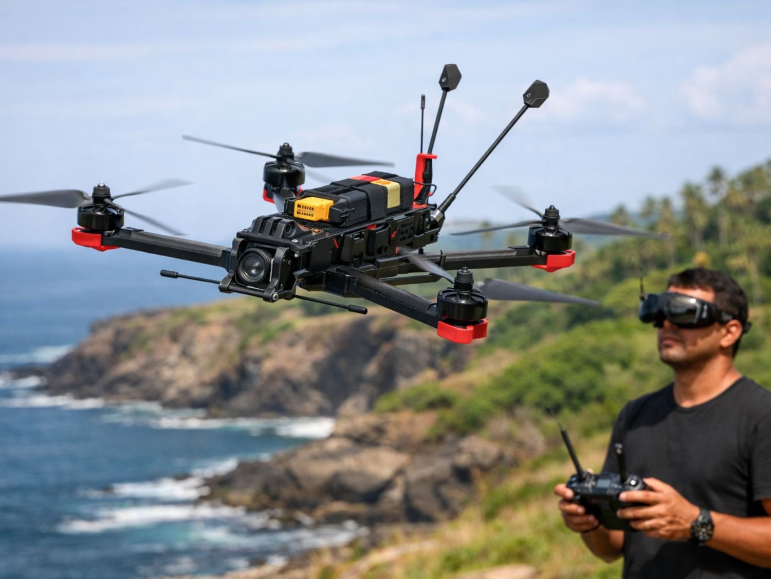 Chimera7 Pro FPV Drone rental in Sri Lanka long range flight