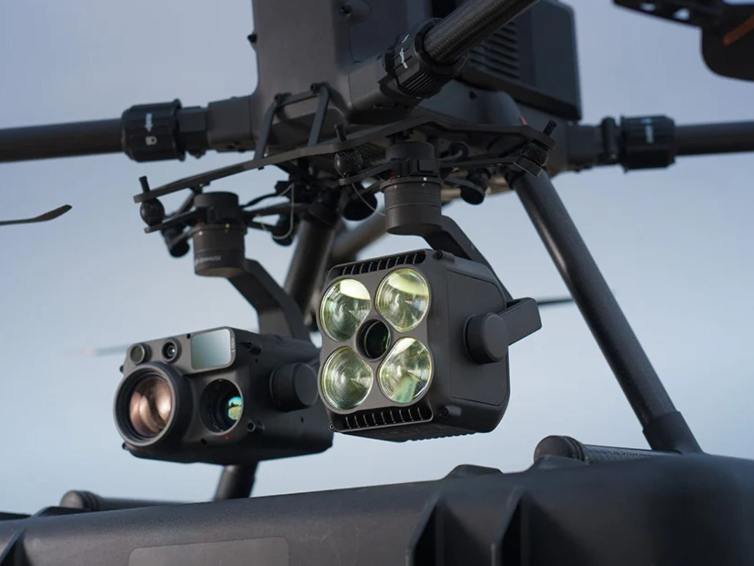 Zenmuse S1 spotlight mounted on DJI Matrice drone Sri Lanka