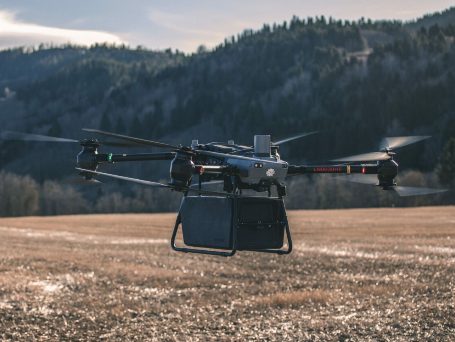 DJI FlyCart 30 industrial delivery drone with cargo box Sri Lanka